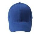 thumbnail image 1 of Blue Baseball Cap Blank Hat Solid Color Adjustable, 1 of 3