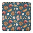 thumbnail image 1 of Blue Baseball Stadium Pattern Square Fitted Tablecloth with Elastic Edge,Square Table Cover,Washable Elastic Table Cover for Home Kitchen Party Decor 36"x36", 1 of 6