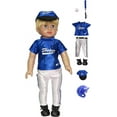 thumbnail image 1 of Blue Baseball Uniform 7pc for 18-Inch Dolls | Dolls Clothes, 1 of 3