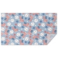 thumbnail image 1 of Blue Baseballs and USA Flags Pattern Rectangle Tablecloth 60"x102",Waterproof Polyester Rectangle Table Cloth, Wipeable Spillproof Polyester Tablecloth for Dining, Camping, Indoor and Outdoor, 1 of 6