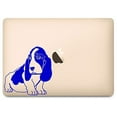 thumbnail image 1 of Blue Basset Hound Decal for 12" Macbook, 1 of 1
