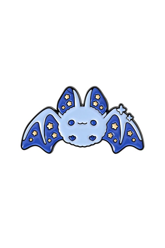 Creative Cartoon Bat Rabbits Pin Cool Alloy Jewelry Gift For Teens Adults