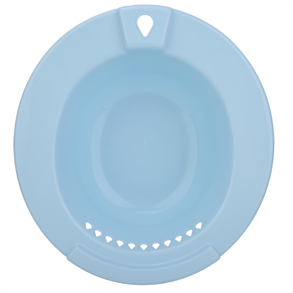 Blue Bath Tub with Integrated Toilet & Basin for Comfortable Cleaning