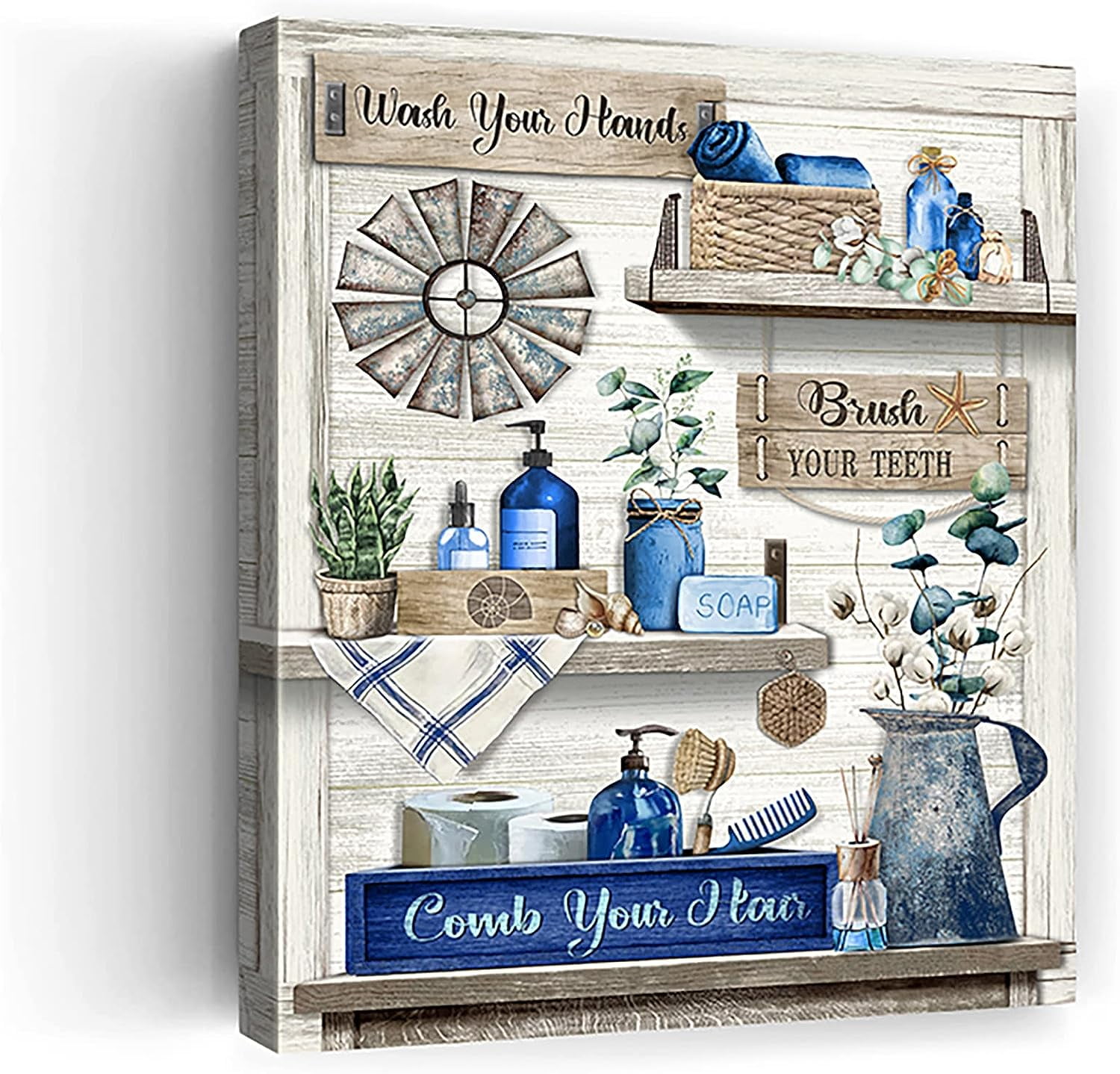 Blue Bathroom Pictures Wall Decor Rustic Bathroom Pictures Wall Decor ...