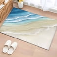 thumbnail image 1 of Blue Beach Coastal 2'x3' Washable Rug, Summer Ocean Nautical Seaside Non-Slip Soft Doormat Area Rugs for Entrance Bathroom Bedsides, StainResistant Carpet for Kitchen Bedroom, Entryway Floor Mat, 1 of 9
