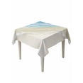 thumbnail image 1 of Blue Beach Coastal Table Cloth, Waterproof Tablecloth for Square Tables, Summer Ocean Nautical Seaside Reusable Washable Fabric Table Cover for Restaurant Kitchen Dining Tables 60"x60", 1 of 9