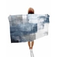 thumbnail image 1 of Blue Beach Towels Oversized Super Absorbent, Retro Oil Painted Modern Abstract Art Lightweight Bath Towel Quick Dry Sets For Bathroom/Pool/Rv Camping/Beach Play/Gym Room/Picnic 23"x47", 1 of 8