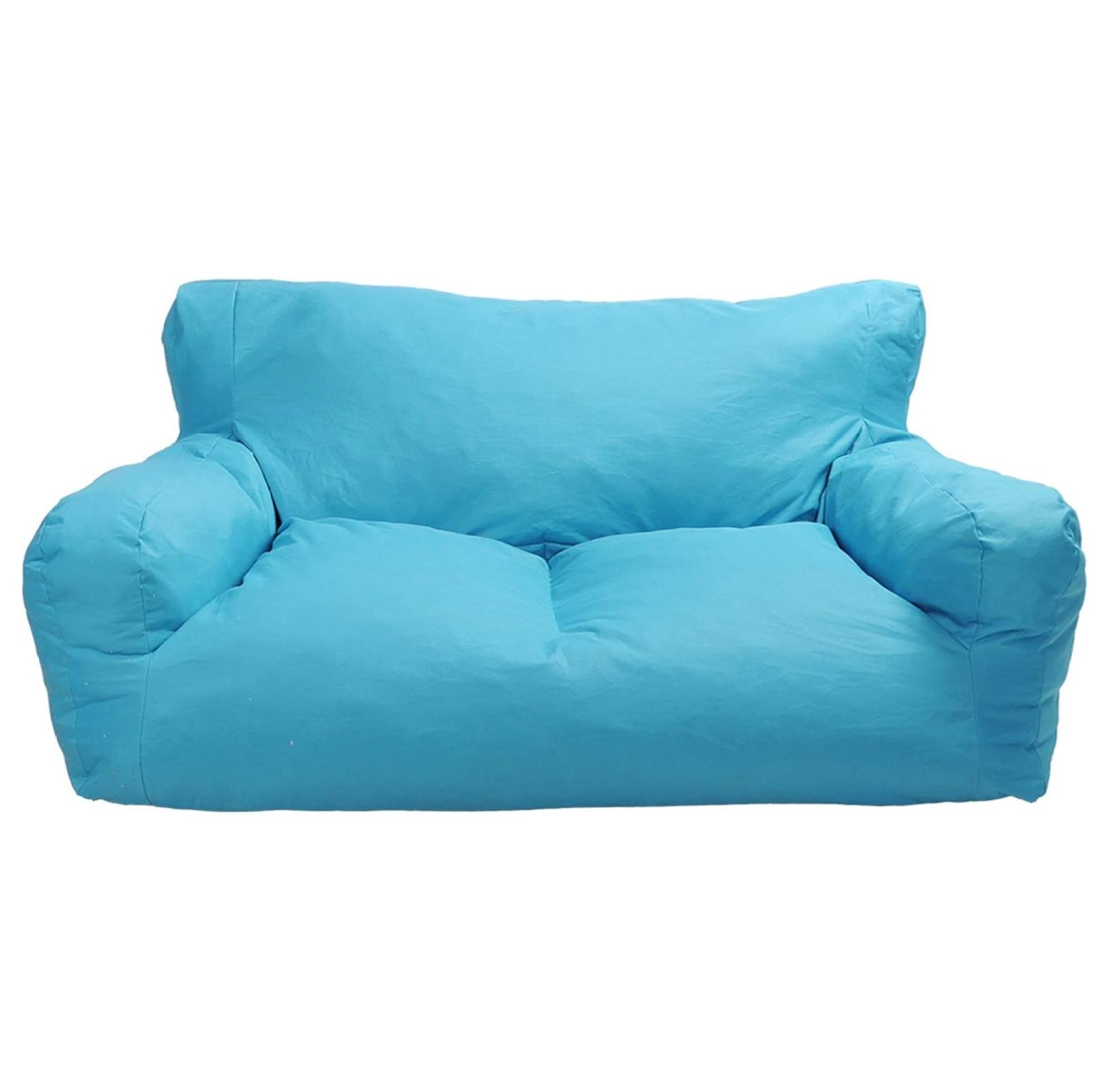 Blue Bean Bag Chair for Adults & Kids SelfInflated Sponge Stuffed
