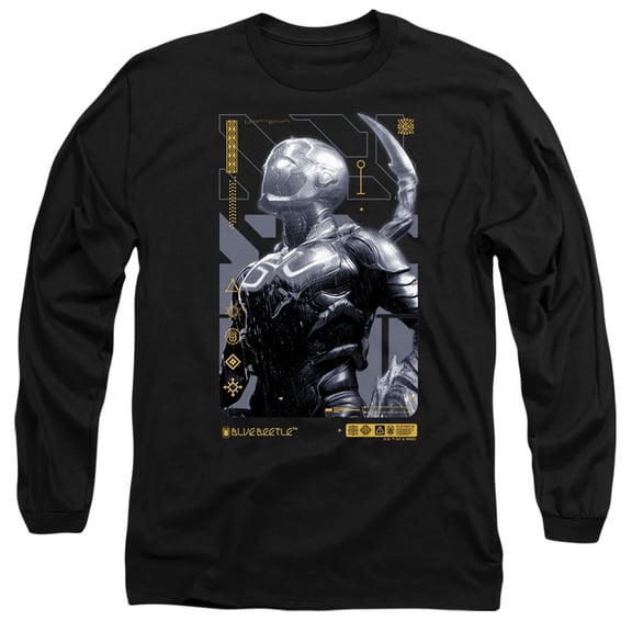 Blue Beetle (2023) Beetle Heads Up Unisex Adult Long-Sleeve T Shirt