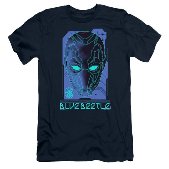Blue Beetle (2023) Large Mask Slim Fit Unisex Adult T Shirt