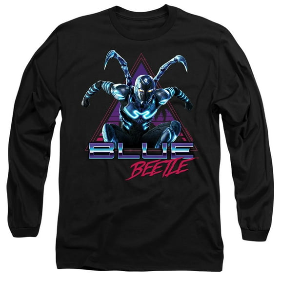 Blue Beetle (2023) Leaping Triangle Unisex Adult Long-Sleeve T Shirt
