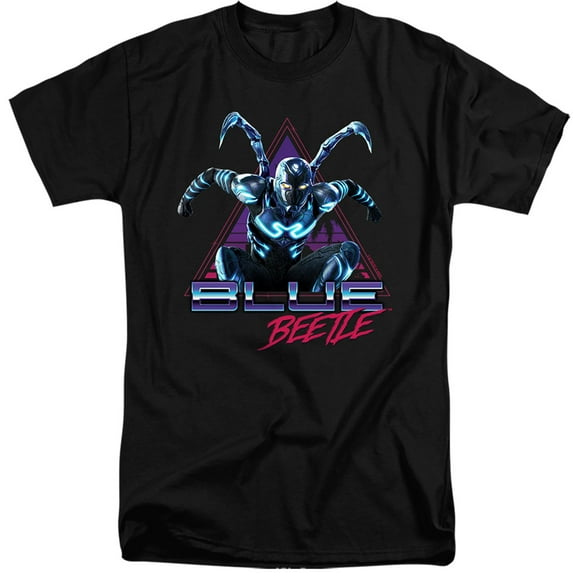 Blue Beetle (2023) Leaping Triangle Unisex Adult Tall T Shirt