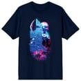 thumbnail image 1 of Blue Beetle Hero & Logo Crew Neck Short Sleeve Navy Men's T-shirt
-XXL, 1 of 4