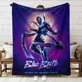 thumbnail image 1 of Blue Beetle Throw Blanket Gifts for Fans Lover Girls Boys Women Present Hoodie Him Bed 40"x50", 1 of 6