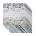 thumbnail image 1 of Blue Beige Coastal Cloth Napkins, Beach Starfish Summer Eucalyptus Retro Washable and Reusable Dinner Napkins Set of 8, Table Napkin for Kitchen Party Birthday Wedding Hotel Housewarming 20"x20", 1 of 9