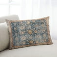 thumbnail image 1 of Blue Beige Vintage Body Pillow Cover, Pillowcase Protectors with Zipper, Breathable Decorative Throw Pillow Case Cover, Modern Geometric Abstract Art Ethnic Pillow Shams for Couch Sofa 24x36Inch, 1 of 8