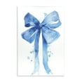 thumbnail image 1 of Stupell Industries Blue Bell Bow Illustration Wall Plaque Art, design by LSR Design Studio, 1 of 7