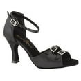 thumbnail image 1 of Blue Bell Shoes HANDMADE Women's Ballroom Wedding Competition Dance Shoes Mary - Black - 2.5" -9, 1 of 2