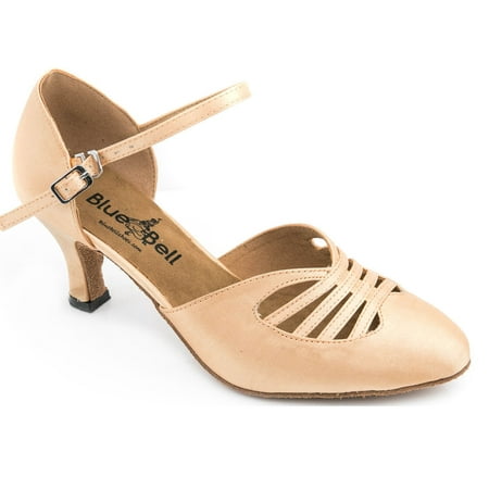 Blue Bell Shoes Women's Ballroom Wedding Competition Dance Shoes Alice - Flesh - 2.5" - Size 7