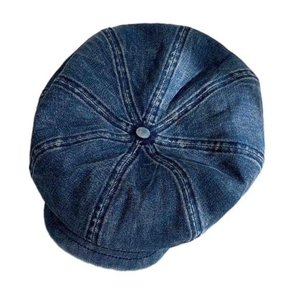 Blue Berets for Women Men Fit Cabbie Cotton Unisex Hat Newsboy Soft Casual Dress Fashion Cap Baseball Caps