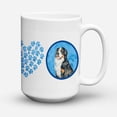 thumbnail image 1 of Blue Bernese Mountain Dog Coffee Mug 15 oz, 1 of 5