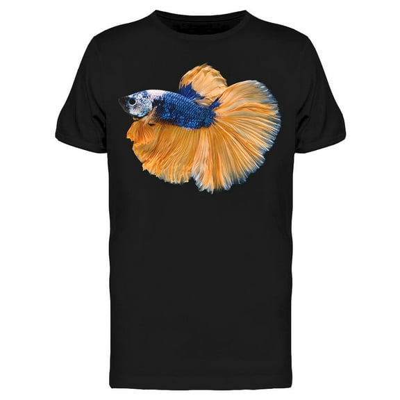 Blue Betta Fish T-Shirt Men -Image by Shutterstock, Male Small