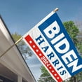 Blue Biden Harris Flag 2024 for President Election Campaign American