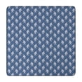 thumbnail image 1 of Blue Bigfoot Pattern Square Fitted Tablecloth with Elastic Edge,Square Table Cover,Washable Elastic Table Cover for Home Kitchen Party Decor 34"x34", 1 of 6