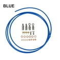 Blue Bike Bicycle Hydraulic Disc Brake Hose Banjo Connector Kit for