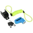thumbnail image 1 of Blue Bike Disc Brake Lock Bicycle Brake Wheel Lock with Yellow Rope Set, 1 of 6