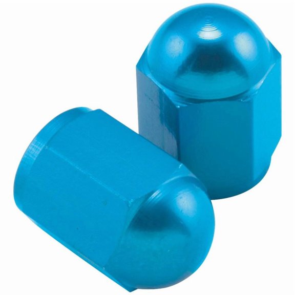 Blue BikeMaster Aluminum Valve Cap