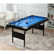 American Legend Kirkwood 84” Billiard Table with Rustic Blond Finish, K ...