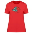 thumbnail image 1 of Blue Bird Flying Closed Eyes T-Shirt Women -Image by Shutterstock, Female Large, 1 of 2