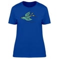 thumbnail image 1 of Blue Bird Flying Closed Eyes T-Shirt Women -Image by Shutterstock, Female Medium, 1 of 2