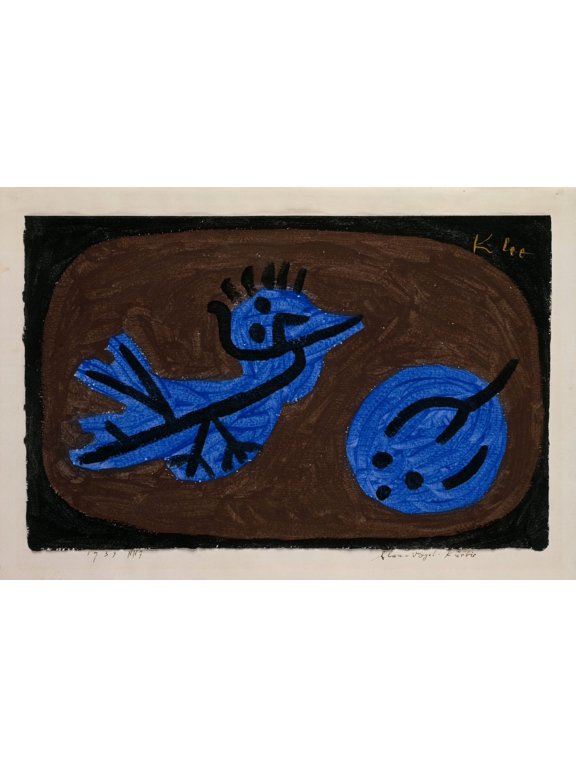 Blue-Bird-Pumpkin 1939 Canvas Art - Paul Klee (24 x 36)