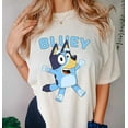 thumbnail image 1 of Blue Birthday Shirt, Blue Dog T-Shirt, Blue Characters Shirt ,Sand Color,Size XL, 1 of 2