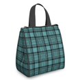 thumbnail image 1 of Blue and Black Checkered Pattern Insulated Lunch Bag for Women Men, Large Portable Soft Cooler Tote, Thermal Food Storage Bag with Pearl Cotton, 8.66L, 8.75"x5.75"x9.5", 1 of 6