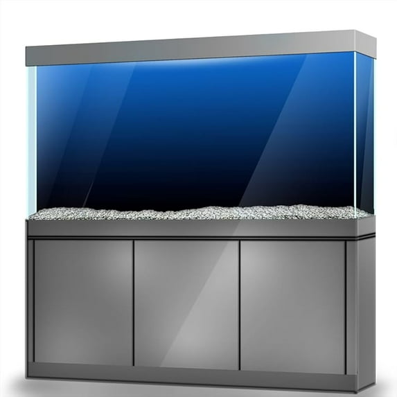 Blue Black Gradient Aquarium Background Stickers - Fish Tank Reptile Terrarium Decor (Multiple sizes)