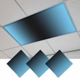 thumbnail image 1 of Blue Black Ombre Magnetic Fluorescent Light Covers for Ceiling Lights 2 x 4 Feet, Modern Gradient Abstract Art Office Classroom Kitchen Drop Ceiling Light Covers Lighting Filters Shade Panel 3 Packs, 1 of 9