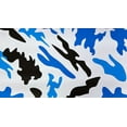 thumbnail image 1 of Blue, Black, White, Baby Blue Camo Matte Finish Camouflage Vinyl Film Wrap Decal Air Bubble Free + Free Tool Kit (12" x 60" / 1FT x 5FT), 1 of 2