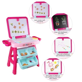 Blue Block Factory Unisex 42-Pieces Educational Toy, Pink