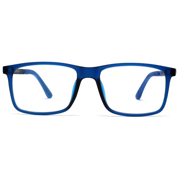 Blue Blockers Computer Screen Glasses Anti Glare and Anti Scratch Break Resistant High Flexibility TR90 Blue - Blue