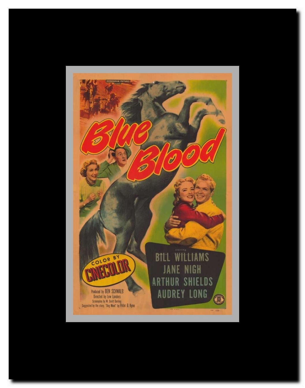 Blue Blood Framed Movie Poster