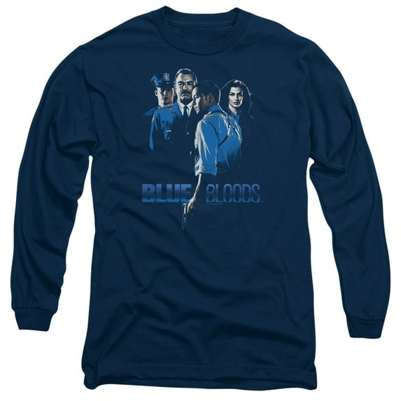 Blue Bloods - Blue Inverted - Long Sleeve Shirt - XXX-Large