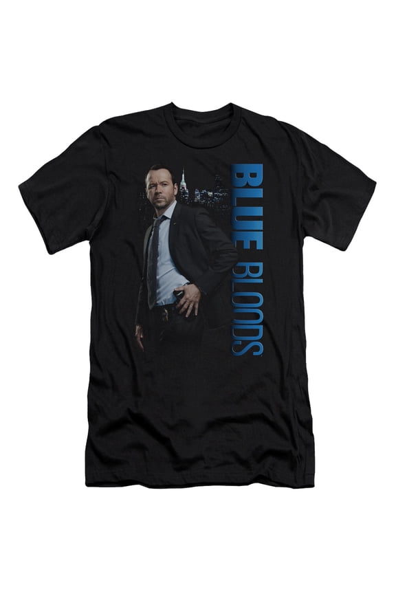 Blue Bloods Danny Adult 30/1 T-Shirt Black