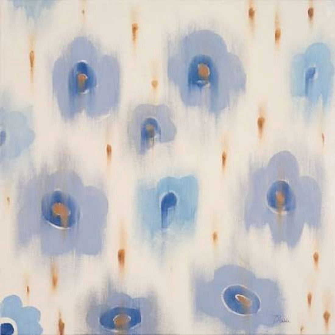 Blue Bloom Canvas Art - Patricia Pinto (24 x 24)