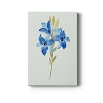 Blue Blossom Botanical III Premium Gallery Wrapped Canvas - Ready to Hang - 8 x 12