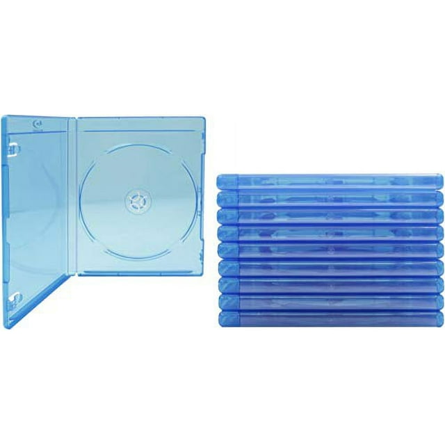Blue BluRay Cases 1 Disc Capacity Boxes 12Mm Thick BRBR12BL