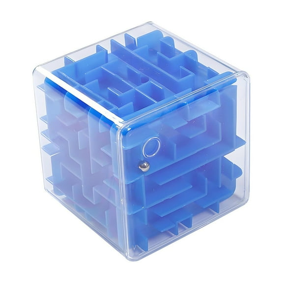 Blue Blue 3D Maze Ball, With Intricate Pathways, Fun For Mental Stimulation And Problem-Solving On The Go