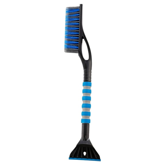 Blue Blue Car Snow Removal Brush With Scraper And Shovel Tool For Winter Cleaning Plastic Material Detachable Design Snow Brush